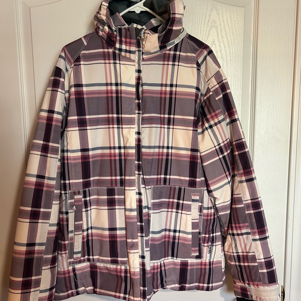 🏂 Women’s Powder Room Plaid Hooded snowboarding Jacket 🏂